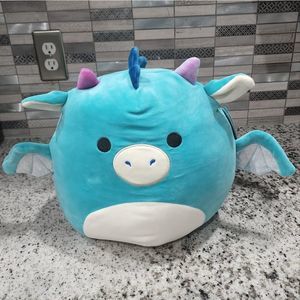 Squishmallows teal Tatiana 12" dragon new!!!‎